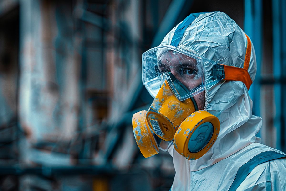 Protective masks and suits: ensure safety by preventing dust inhalation and skin protection.